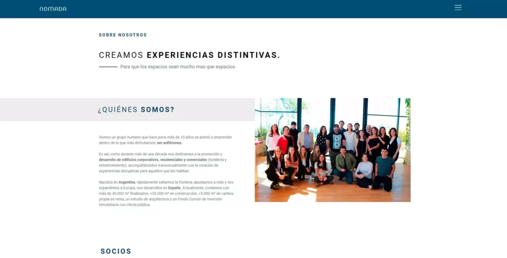 Nomada.com: Quienes somos Nomada