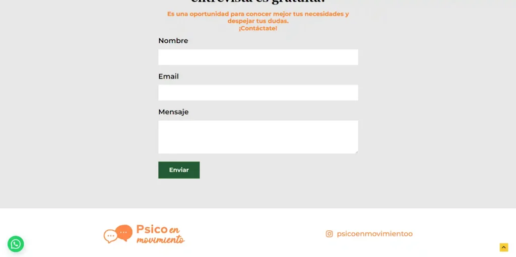 Psicoenmovimiento.com: Psico en movimiento Footer