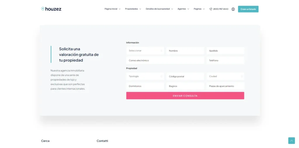 Sitio web para inmobiliaria: sitio web para inmobiliaria footer